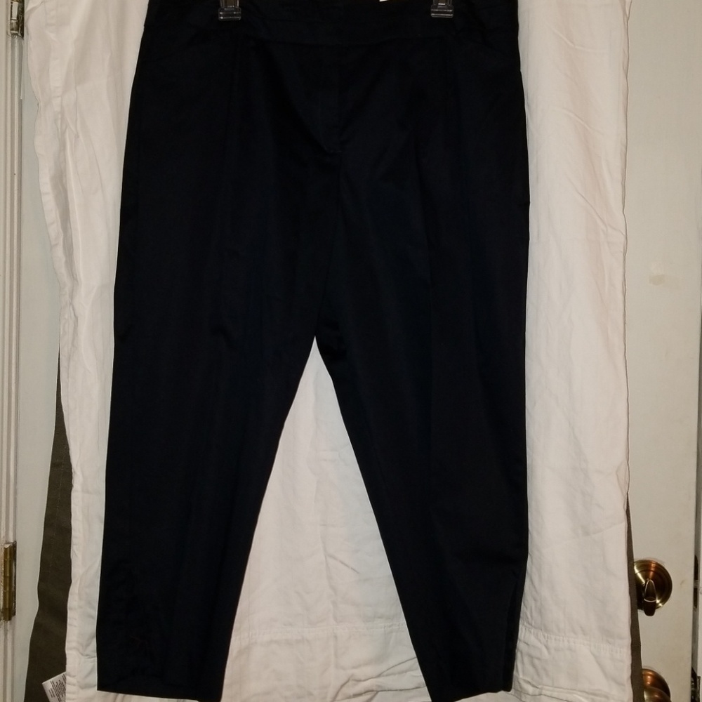 Navy EST 1946 Capris Pants